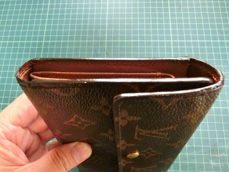 ルイ・ヴィトン お財布修理 ほつれ縫い | バッグ修理のプラスアップ